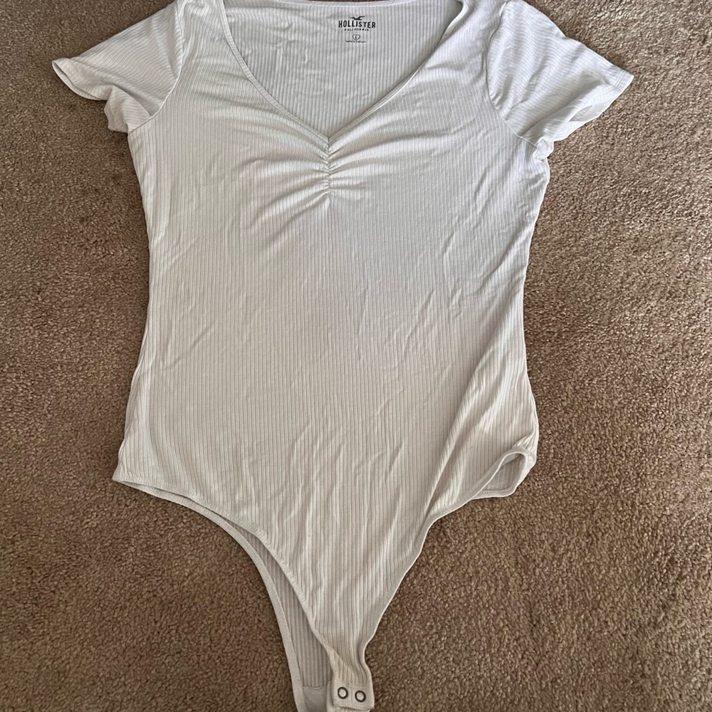 Hollister white bodysuit size L